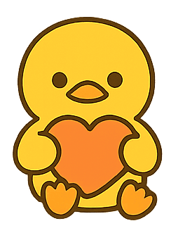 Bibiduck healing duck illustration