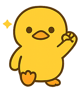 Bibiduck healing duck illustration