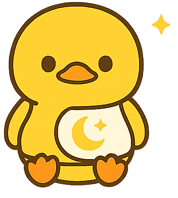 Bibiduck healing duck illustration