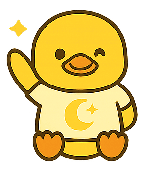 Bibiduck healing duck illustration