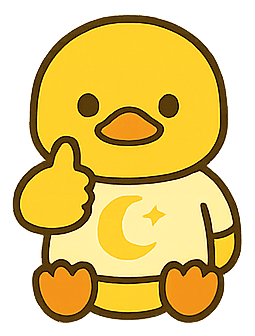 Bibiduck healing duck illustration