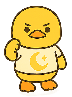 Bibiduck healing duck illustration